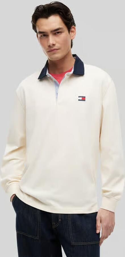 Tommy Jeans regular fit rugbyshirt van puur katoen - Foto 2
