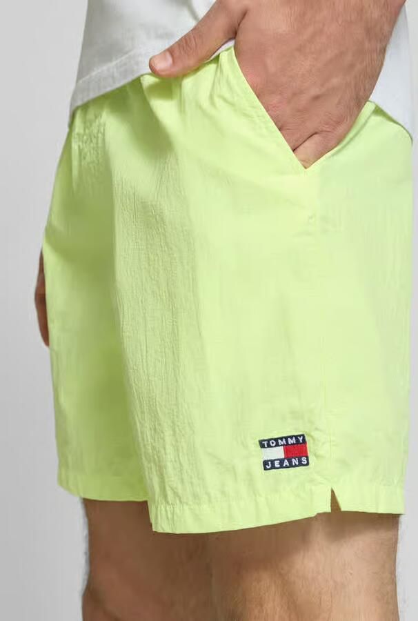 Tommy Jeans regular fit sportshorts met tunnelkoord