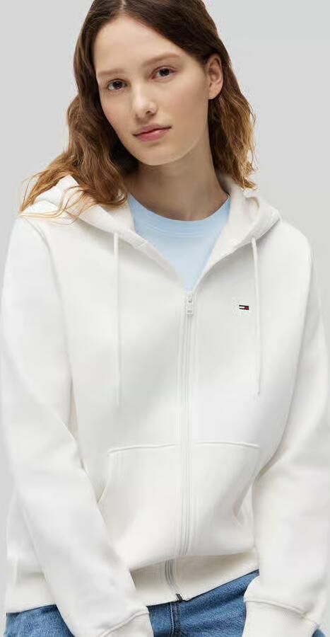 Tommy Jeans regular fit sweatjack van katoenmix