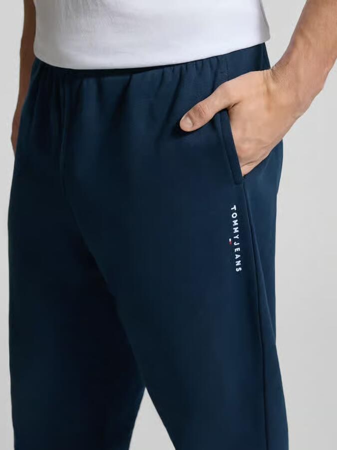 Tommy Jeans Regular fit sweatpants van katoenmix
