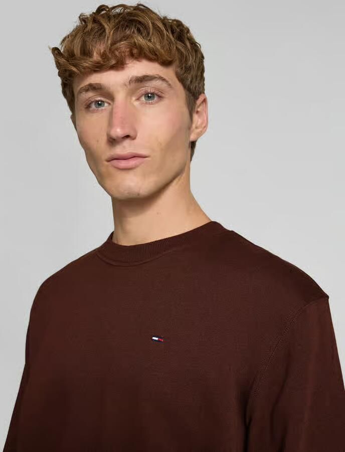 TOMMY JEANS Sweatshirt TJM REG S FLAG CREW Met geborduurd merklogo op borsthoogte - Foto 9