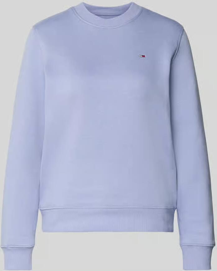 Tommy Jeans Regular fit sweatshirt van katoenmix