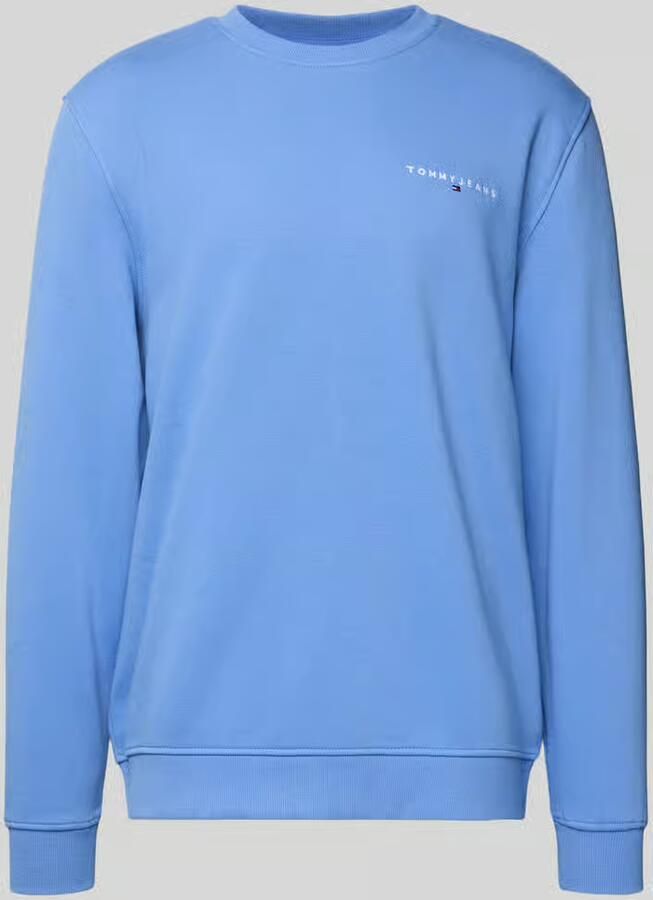 Tommy Jeans Regular fit sweatshirt van katoenmix