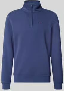 TOMMY JEANS Heren Truien & Vesten Tjm Reg Fleece 1 4zip Mock Neck Blauw - Foto 5