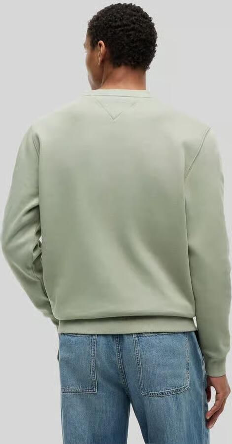 TOMMY JEANS Heren Truien & Vesten Tjm Reg S Flag Crew Ext Groen - Foto 7