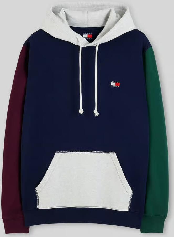 Tommy Jeans Regular fit sweatshirt van katoenmix
