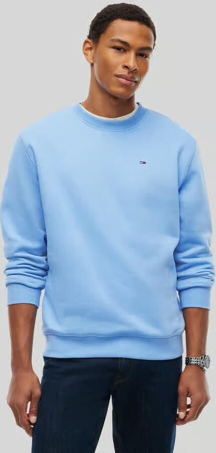 Tommy Jeans Regular fit sweatshirt van katoenmix met logostitching - Foto 3