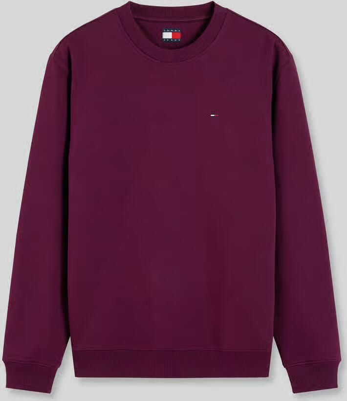 Tommy Jeans Regular fit sweatshirt van katoenmix met logostitching - Foto 2