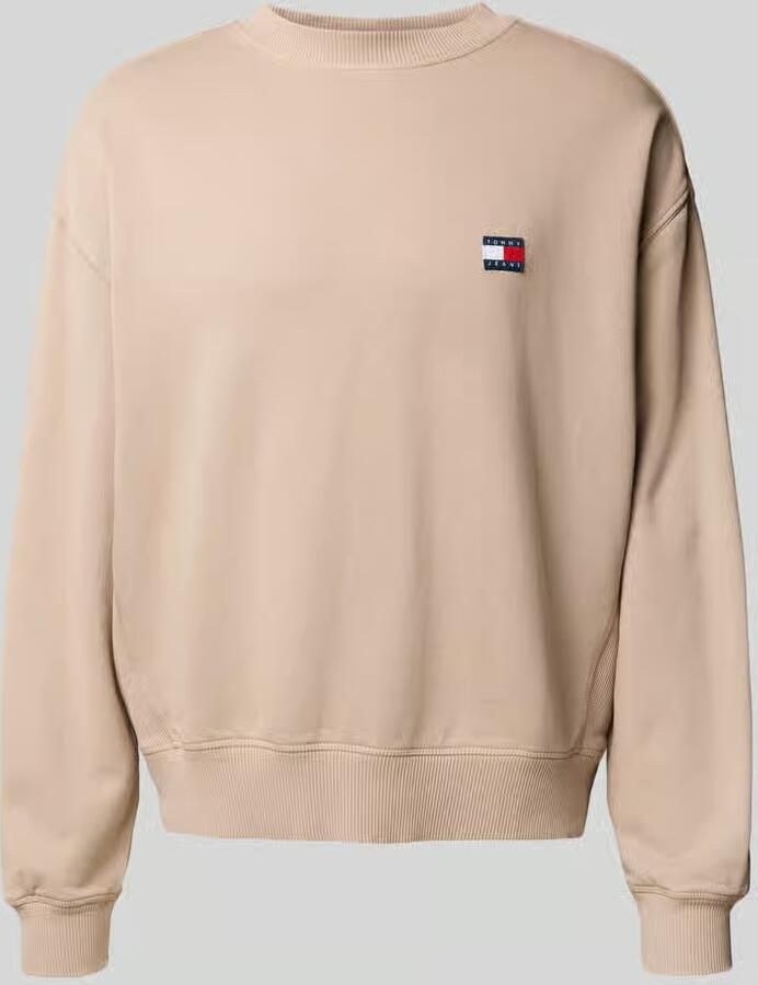 Tommy Jeans Regular fit sweatshirt van puur katoen