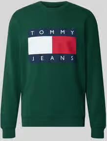 Tommy Jeans regular fit sweatshirt van puur katoen