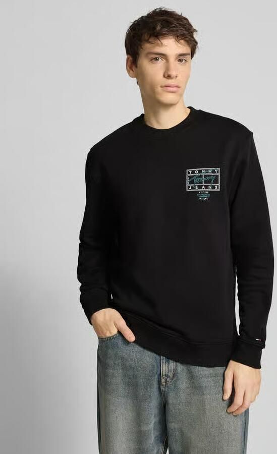 Tommy Jeans Regular fit sweatshirt van puur katoen - Foto 2