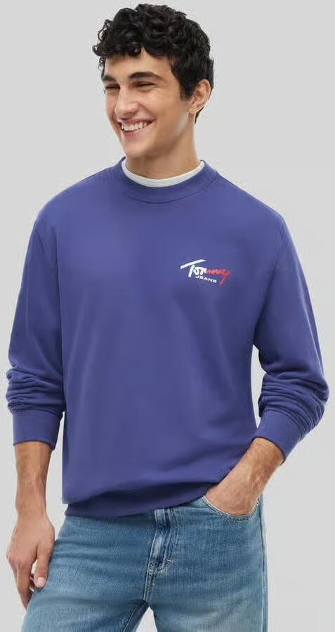Tommy Jeans regular fit sweatshirt van puur katoen - Foto 3