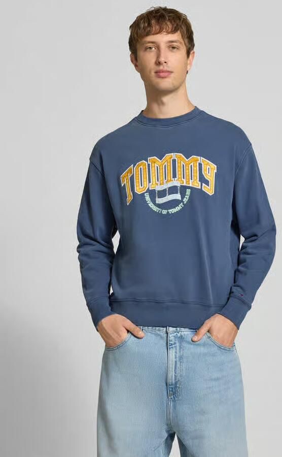 Tommy Jeans Regular fit sweatshirt van puur katoen - Foto 2