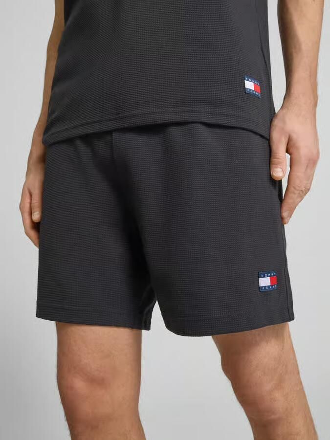 Tommy Jeans regular fit sweatshorts van katoenmix