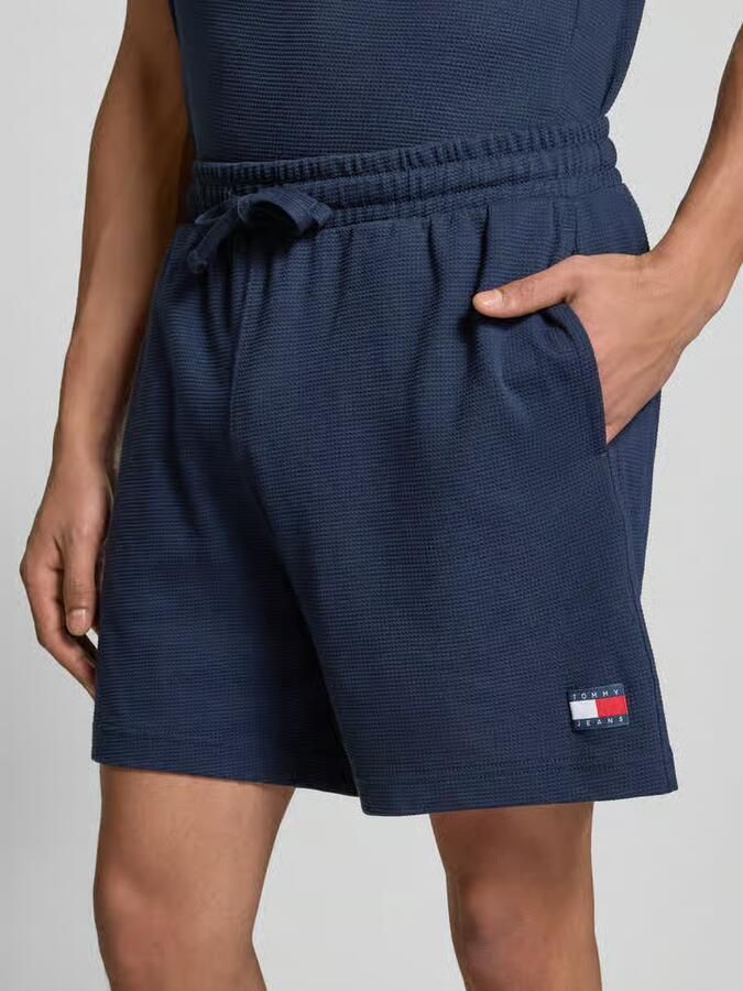 Tommy Jeans regular fit sweatshorts van katoenmix