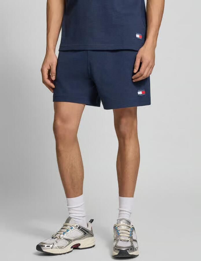 Tommy Jeans regular fit sweatshorts van katoenmix - Foto 3