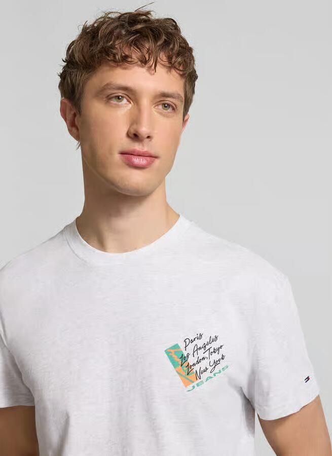 Tommy Jeans Regular fit T-shirt van puur katoen - Foto 2
