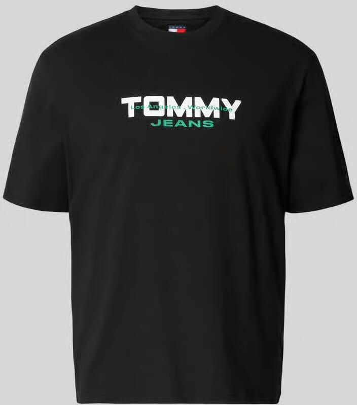 Tommy Jeans Regular fit T-shirt van puur katoen