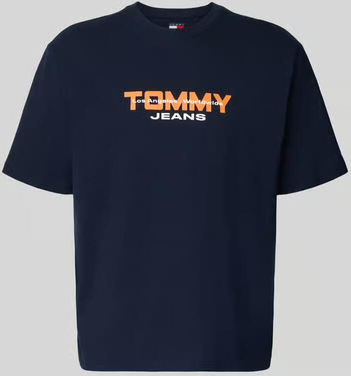 Tommy Jeans Regular fit T-shirt van puur katoen