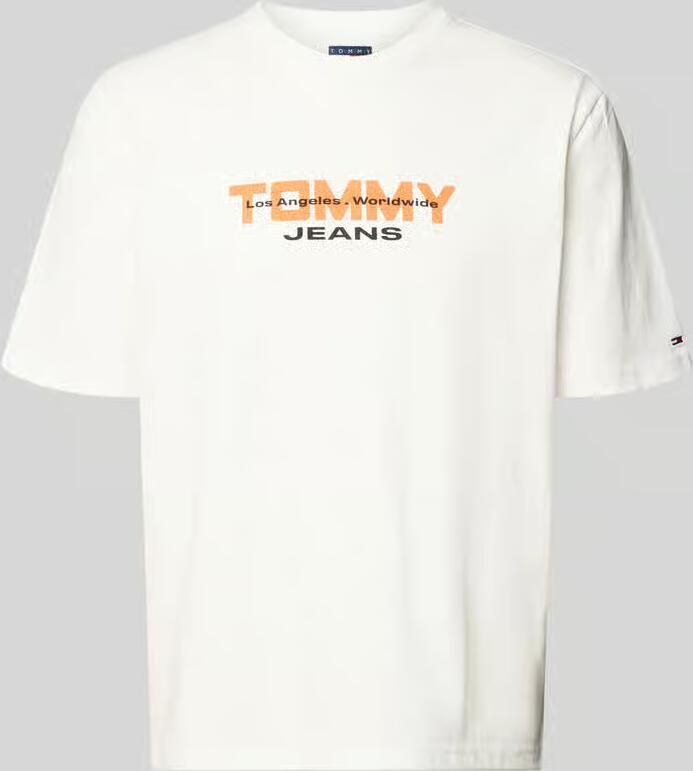 Tommy Jeans Regular fit T-shirt van puur katoen