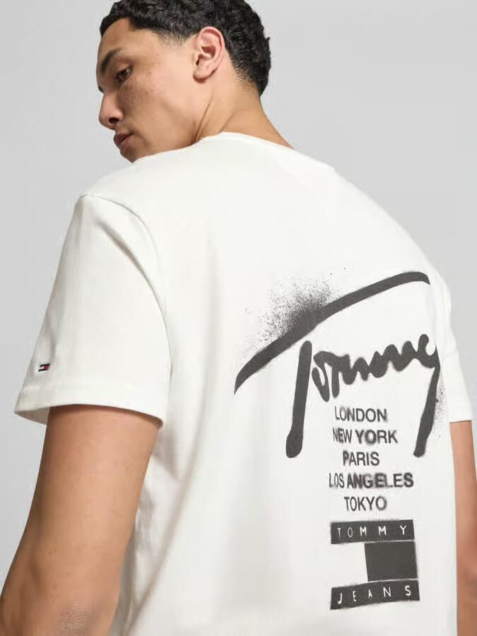 Tommy Jeans Regular fit T-shirt van puur katoen - Foto 2