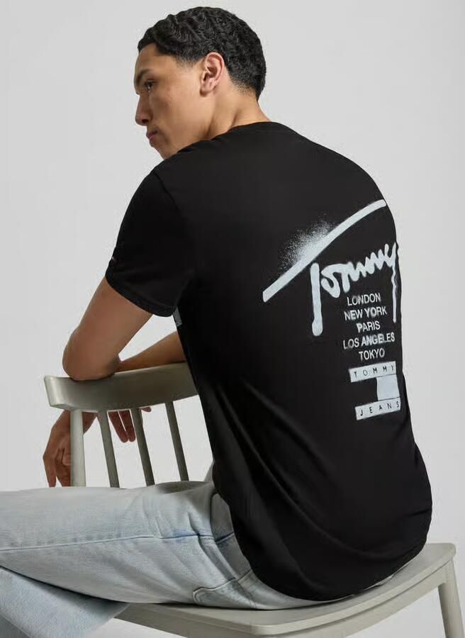 Tommy Jeans Regular fit T-shirt van puur katoen - Foto 2