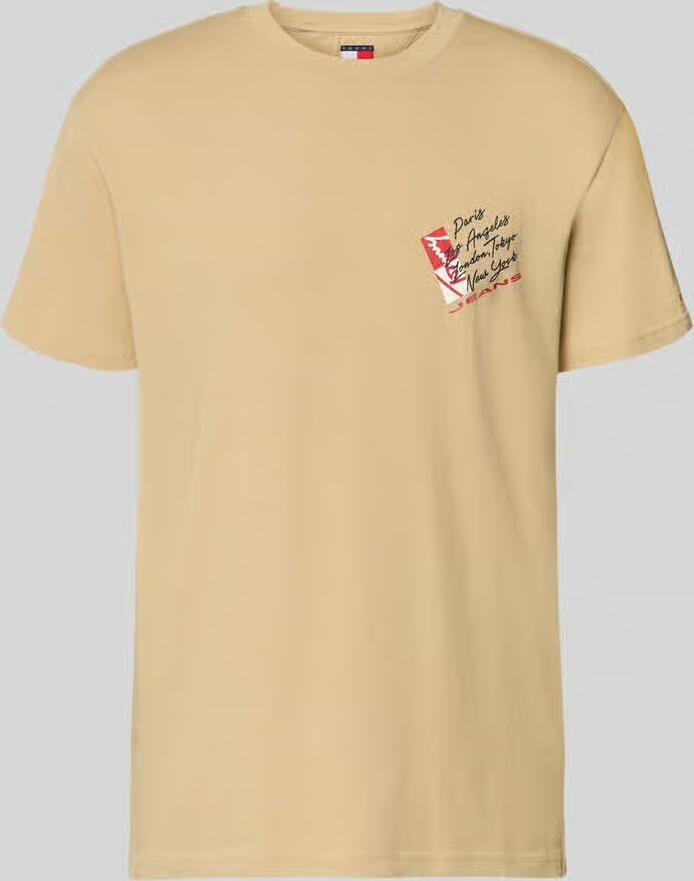 Tommy Jeans Regular fit T-shirt van puur katoen