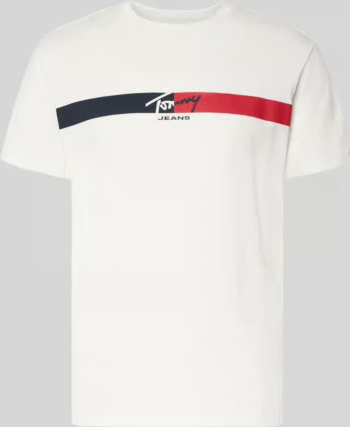 Tommy Jeans regular fit T-shirt van puur katoen