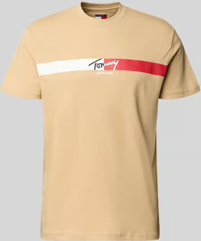 Tommy Jeans regular fit T-shirt van puur katoen