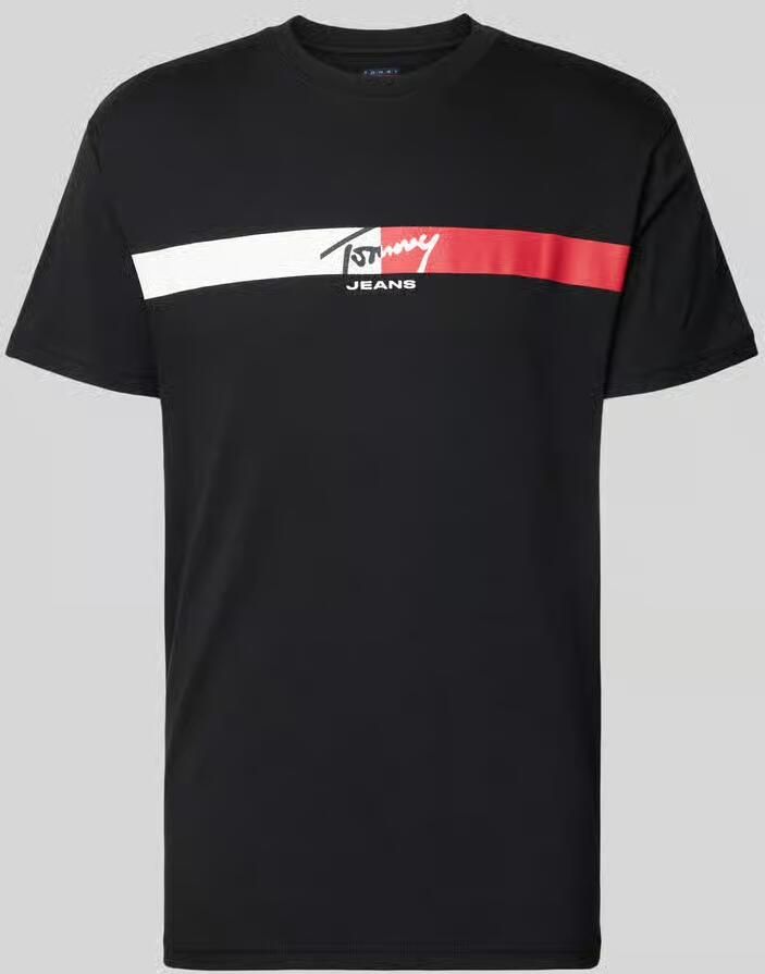 Tommy Jeans regular fit T-shirt van puur katoen