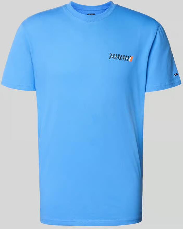 TOMMY JEANS Heren Polo's & T-shirts Tjm Reg Vintage La Bck Ss T Ext Lichtblauw - Foto 6