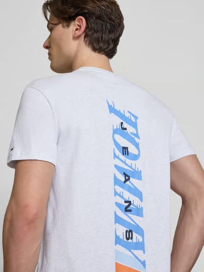 Tommy Jeans regular fit T-shirt van puur katoen