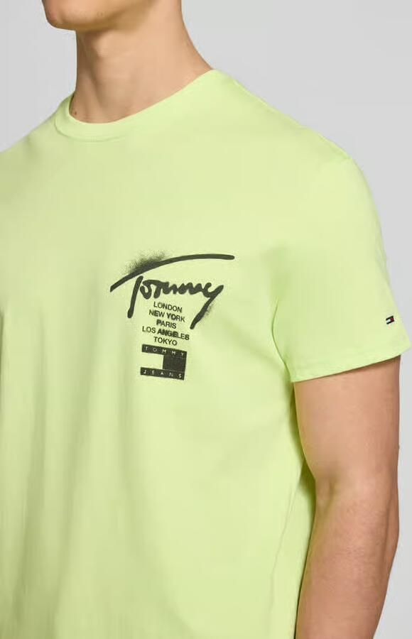 Tommy Jeans T-shirt Korte Mouw Tjm Reg City Sign Ss