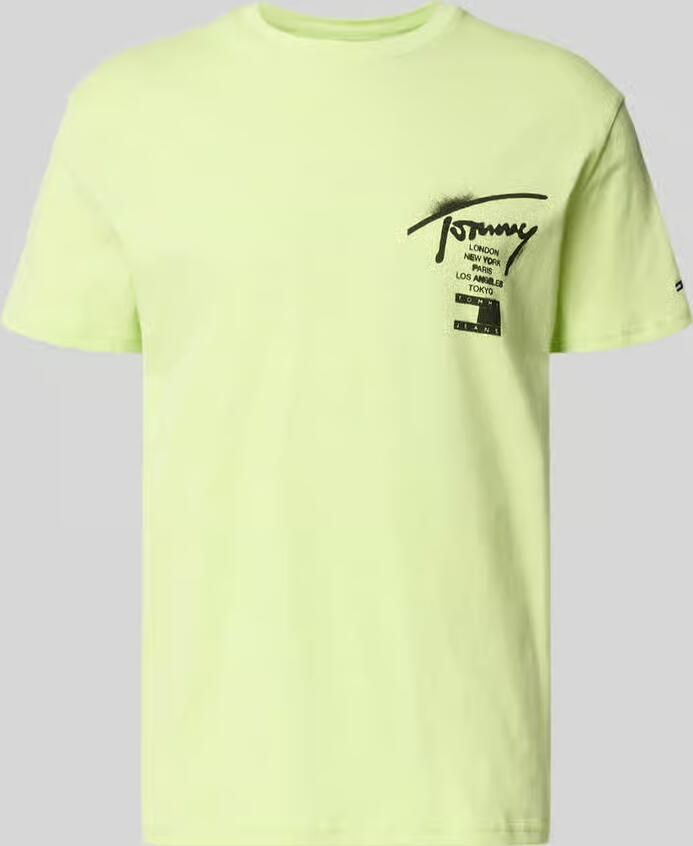 Tommy Jeans T-shirt Korte Mouw Tjm Reg City Sign Ss - Foto 2