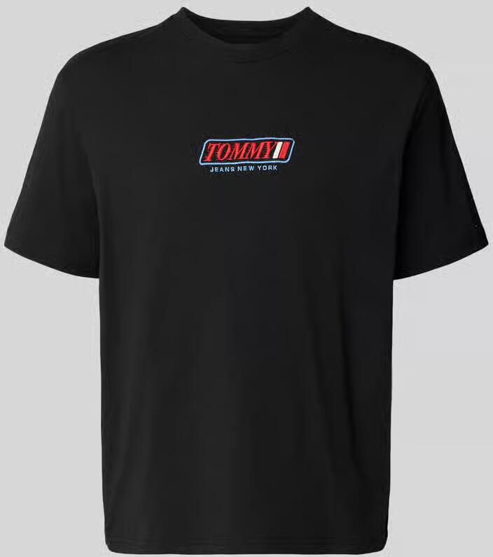 Tommy Jeans regular fit T-shirt van puur katoen