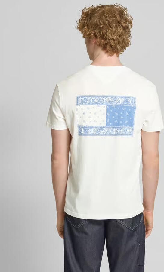 TOMMY JEANS Shirt met korte mouwen TJM REG PAISLEY FLAG TEE EXT - Foto 4