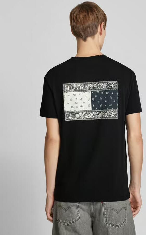 TOMMY JEANS Shirt met korte mouwen TJM REG PAISLEY FLAG TEE EXT - Foto 4