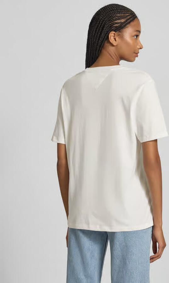 Tommy Jeans Regular fit T-shirt van puur katoen
