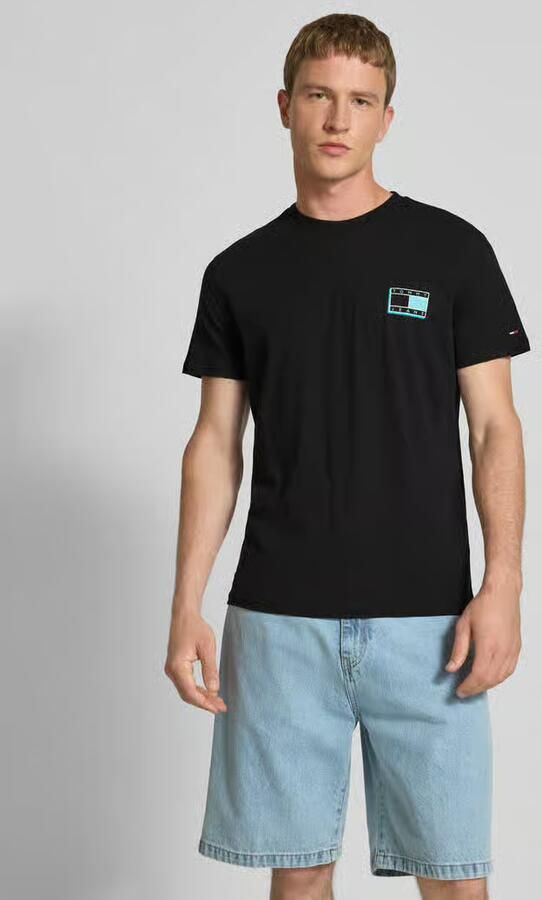 TOMMY JEANS T-shirt TJM SLIM POP COLOR FLAG TEE EXT - Foto 8