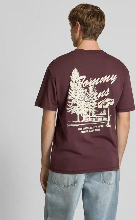 Tommy Jeans Regular fit T-shirt van puur katoen