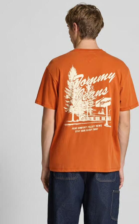 Tommy Jeans Regular fit T-shirt van puur katoen
