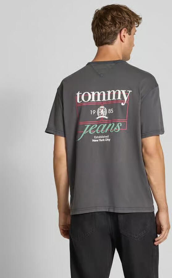 Tommy Jeans Regular fit T-shirt van puur katoen