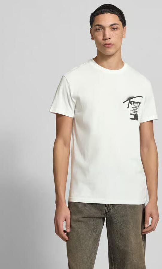 Tommy Jeans Regular fit T-shirt van puur katoen - Foto 4