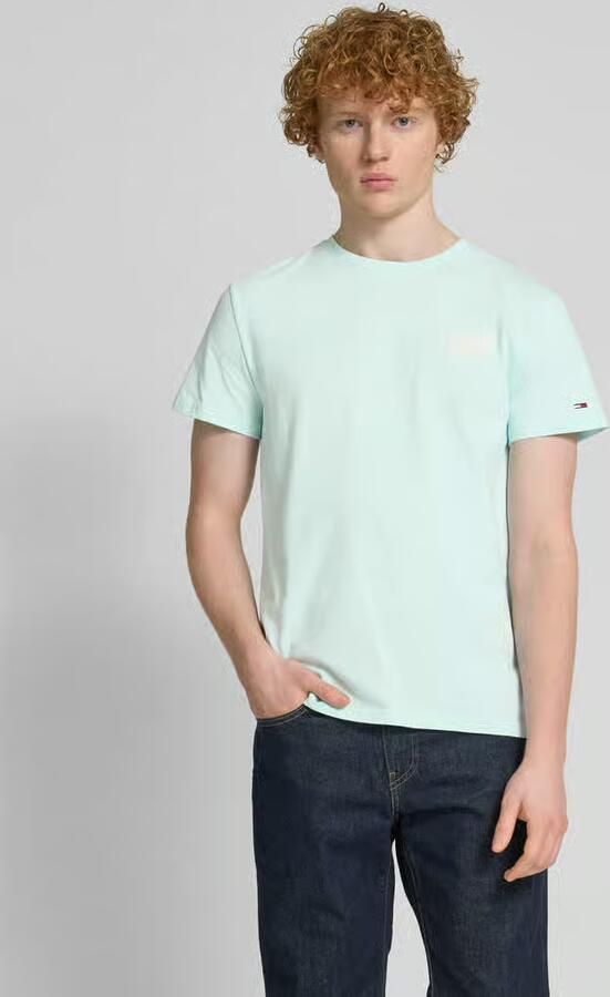 Tommy Jeans Regular fit T-shirt van puur katoen met labelopschrift - Foto 2