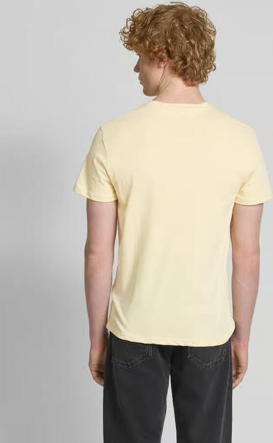 Tommy Jeans Regular fit T-shirt van puur katoen met labelprint