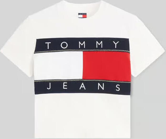 Tommy Jeans regular fit T-shirt van puur katoen met logoprint - Foto 4