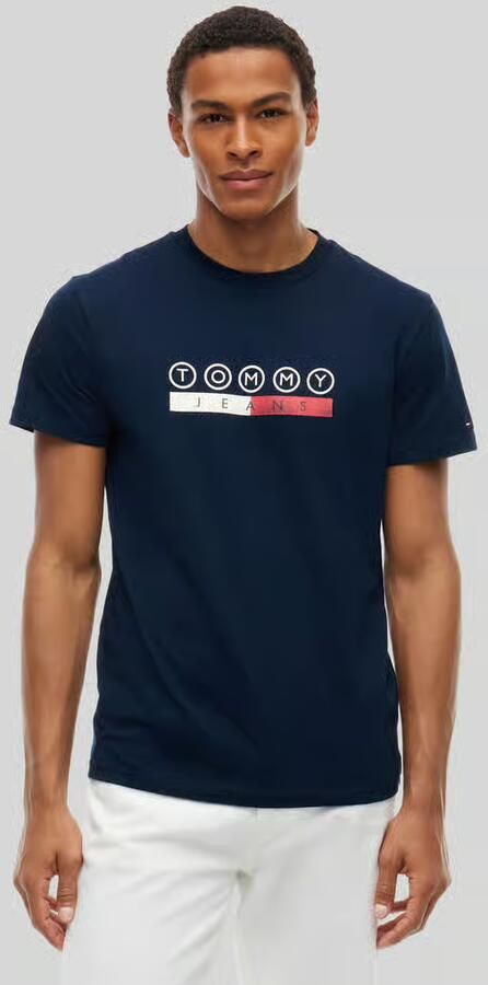 Tommy Jeans regular fit T-shirt van puur katoen met logoprint - Foto 2