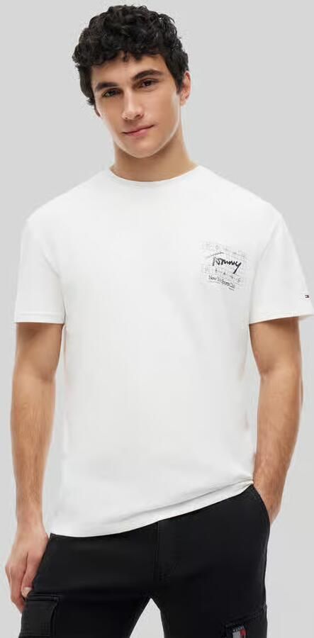 Tommy Jeans regular fit T-shirt van puur katoen met rugprint - Foto 4