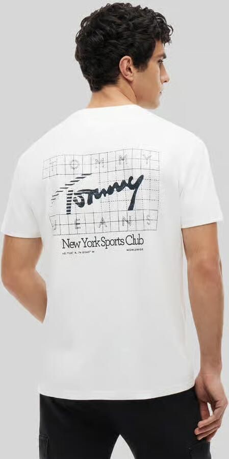 Tommy Jeans regular fit T-shirt van puur katoen met rugprint - Foto 3