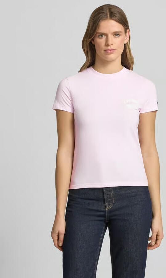 Tommy Jeans regular fit T-shirt van puur katoen model 'BUBBLE' - Foto 4